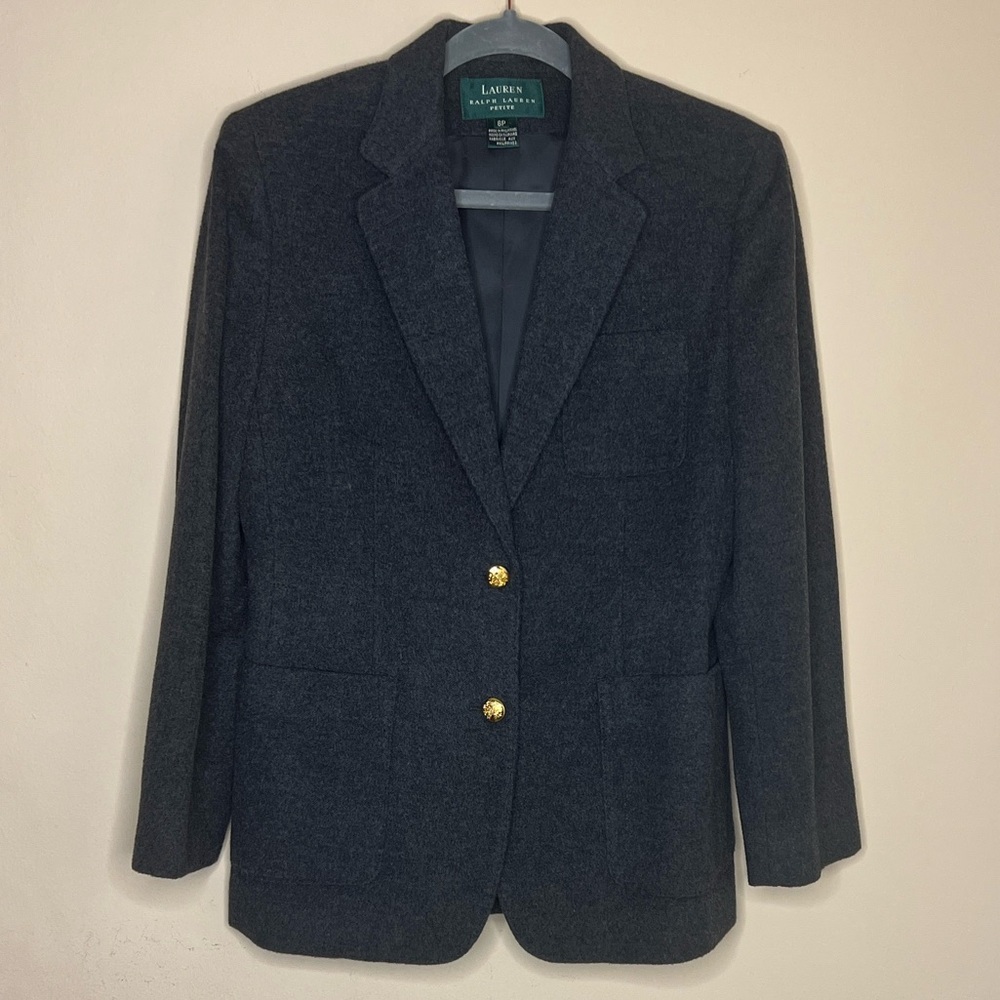 Ralph Lauren Charcoal Women’s Blazer